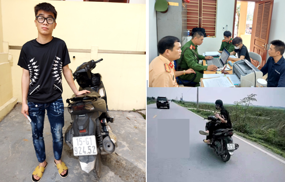 Công an huyện Thủy Nguyên: Xử lý một trường hợp vi phạm trật tự an toàn giao thông qua phản ánh mạng xã hội